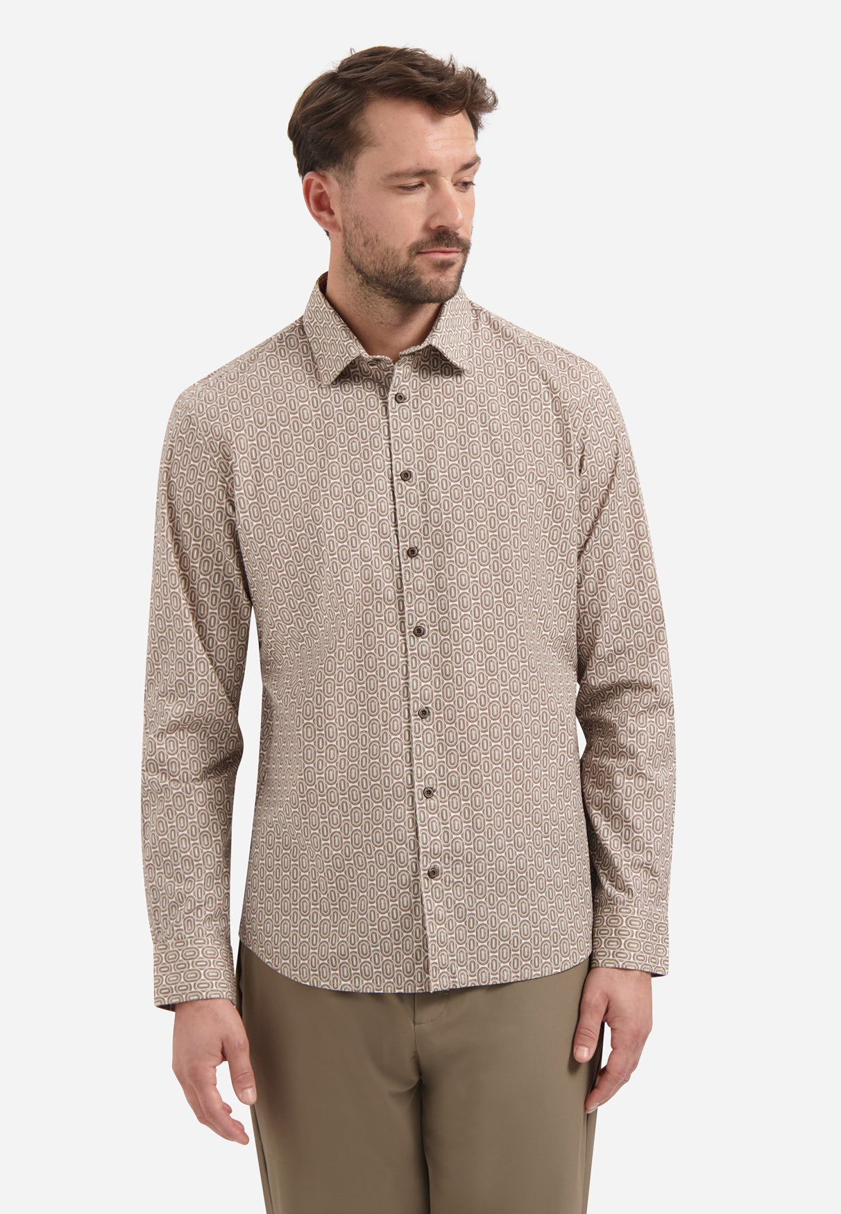 Chemise imprimée | Red Wine