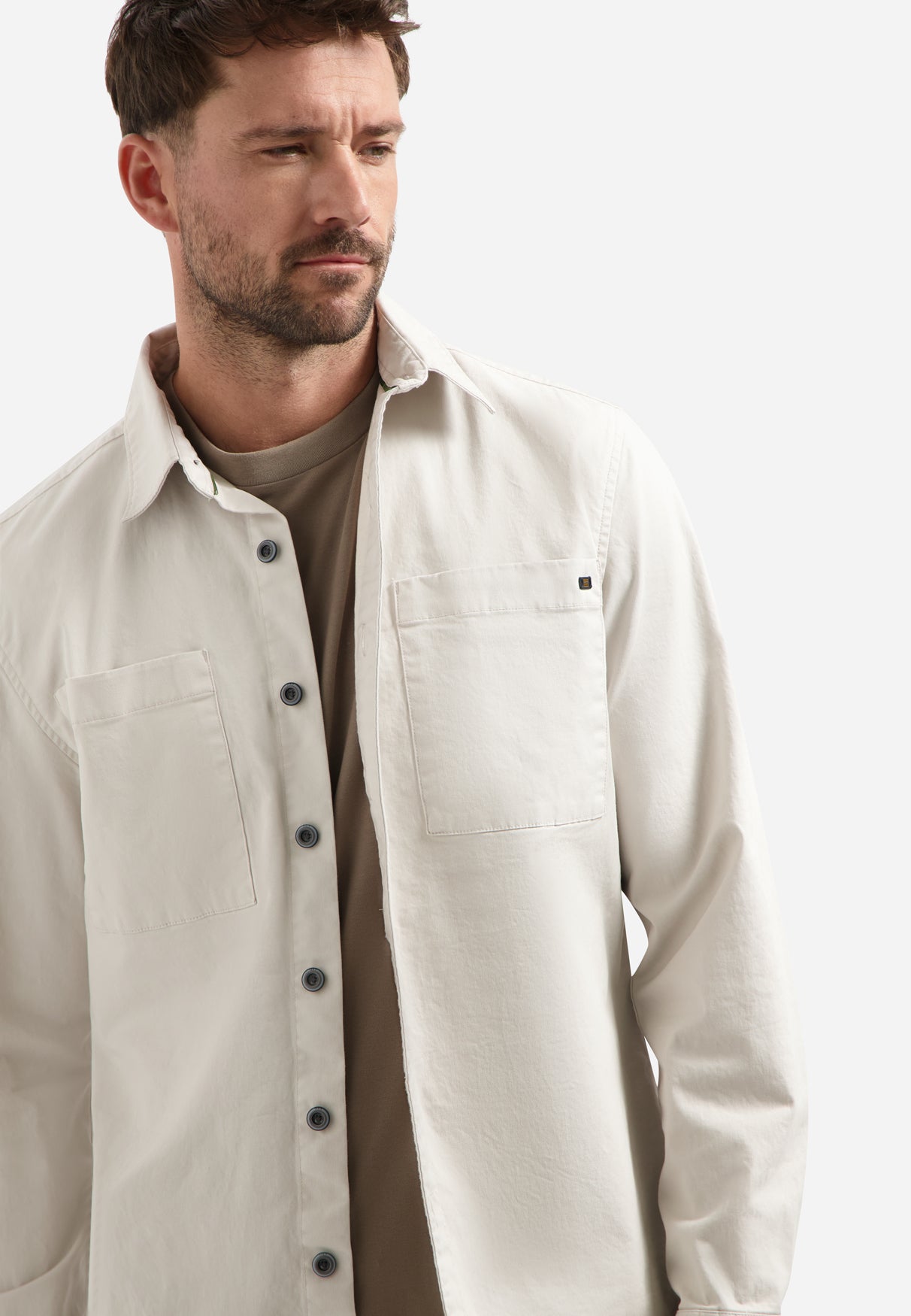 Overshirt stretch | Chalk