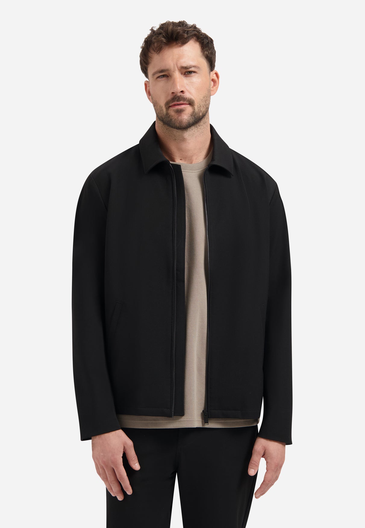 Veste Zippée Légère | Black