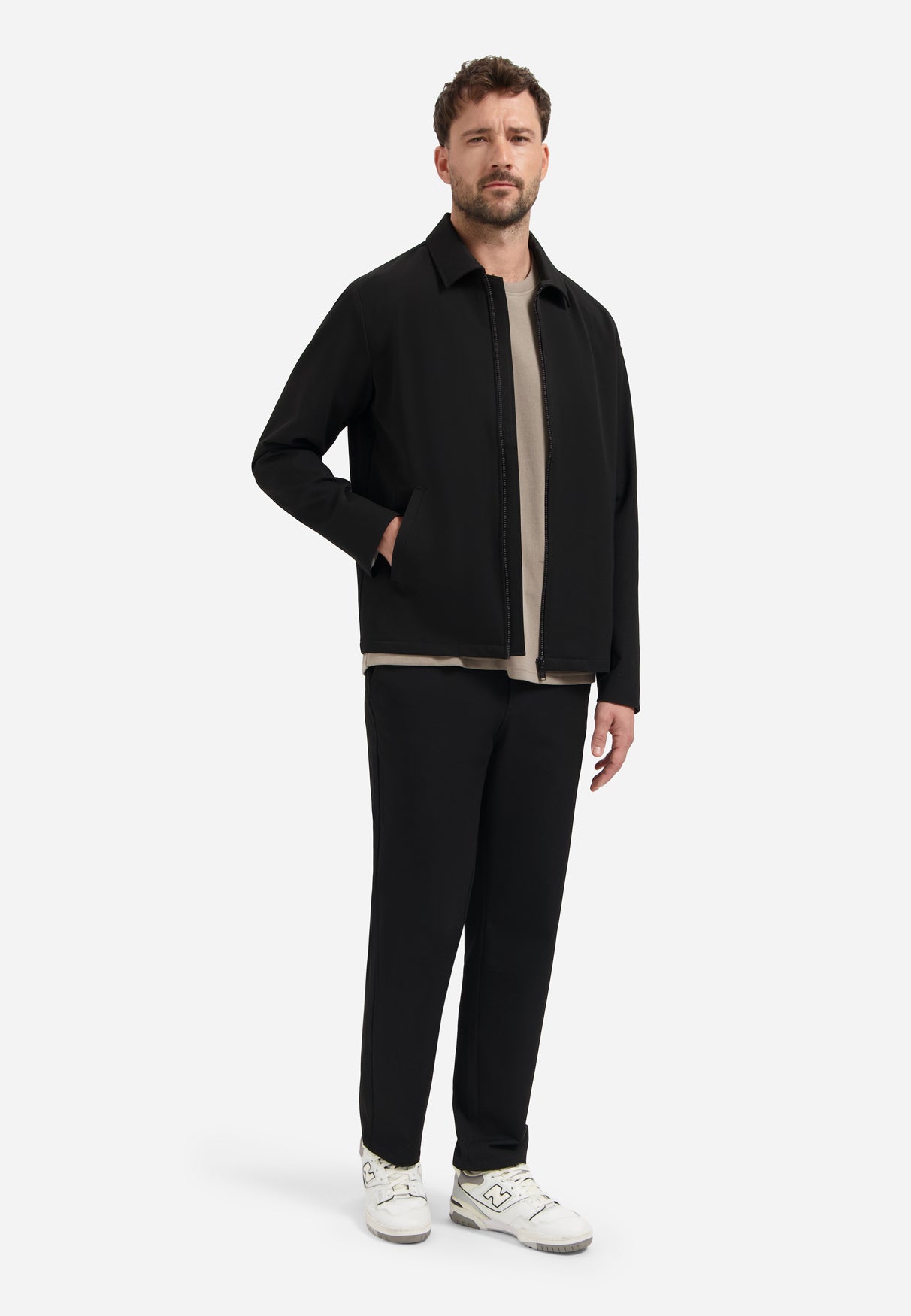 Veste Zippée Légère | Black