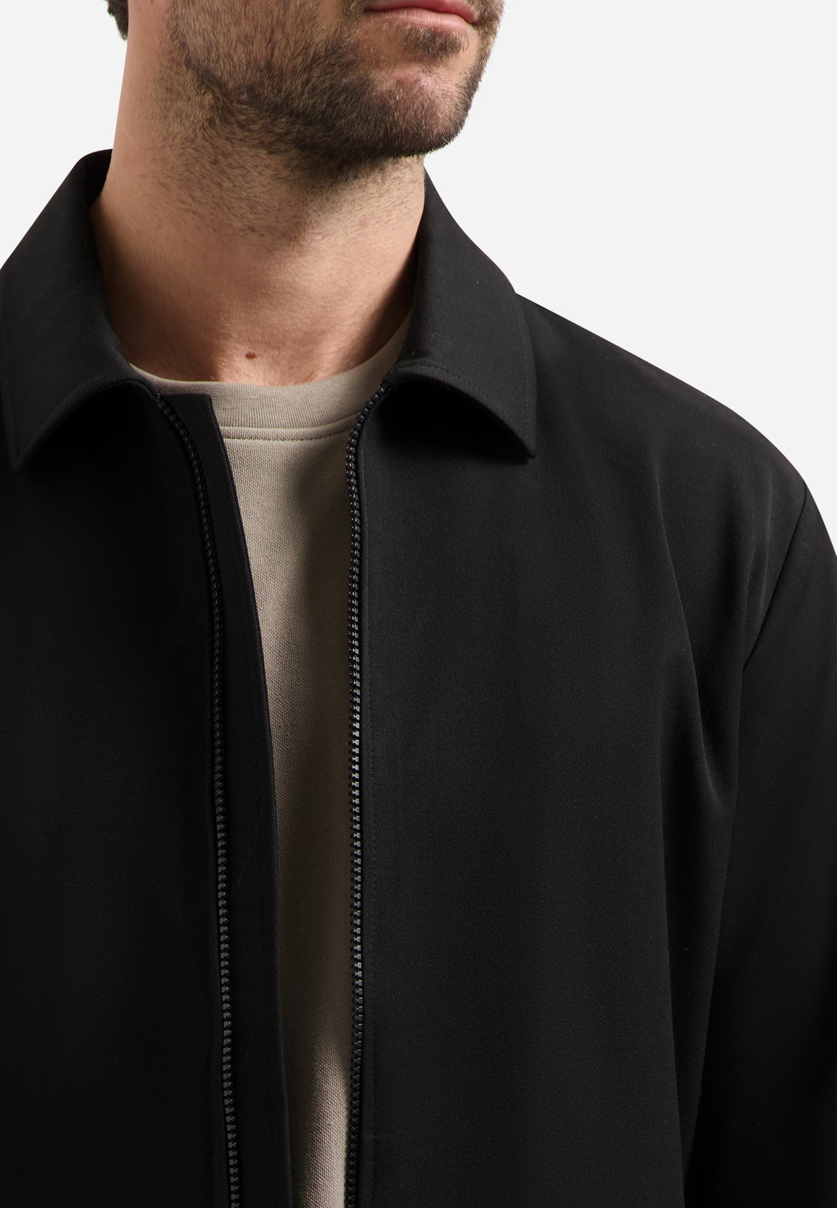 Veste Zippée Légère | Black