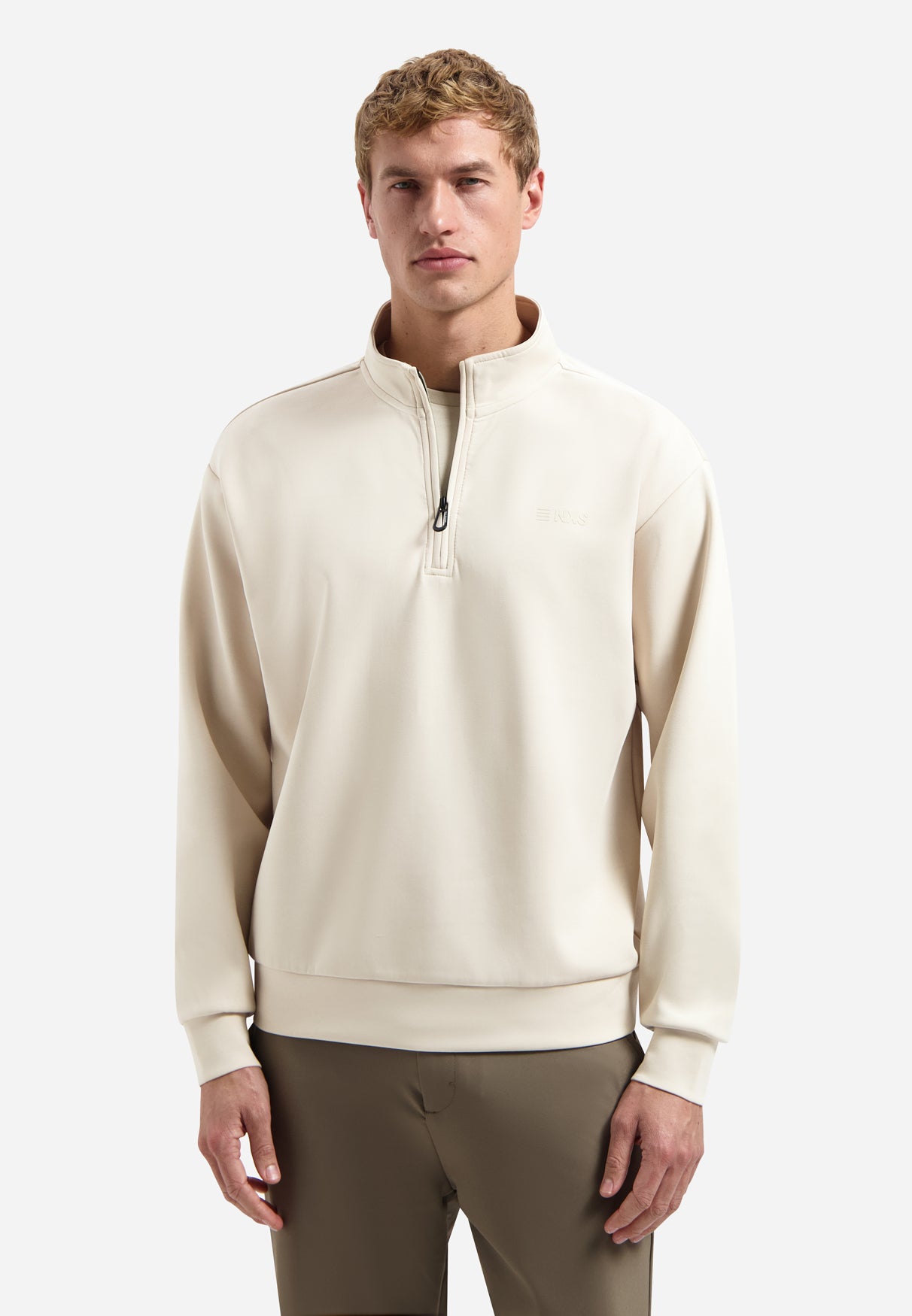 Half-zip sweater | Desert