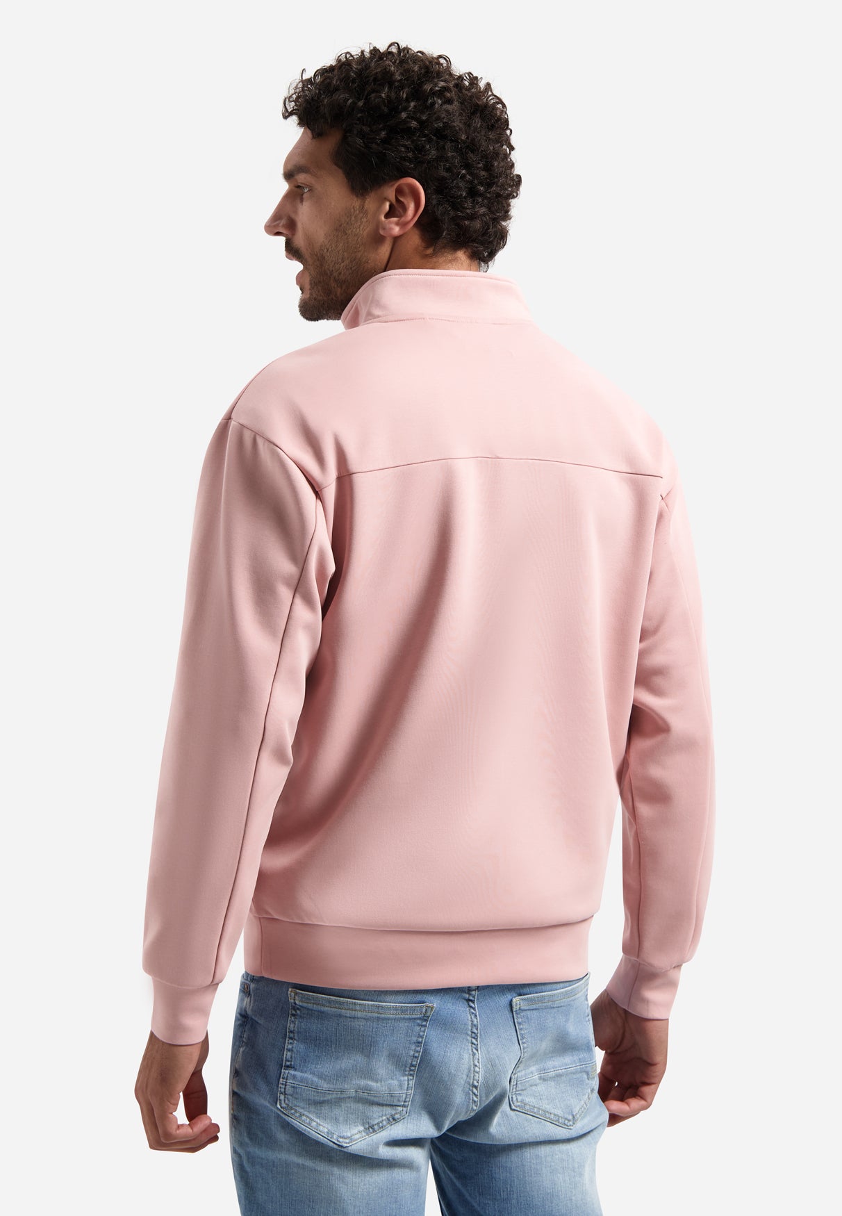 Half-zip sweater | Light Mauve