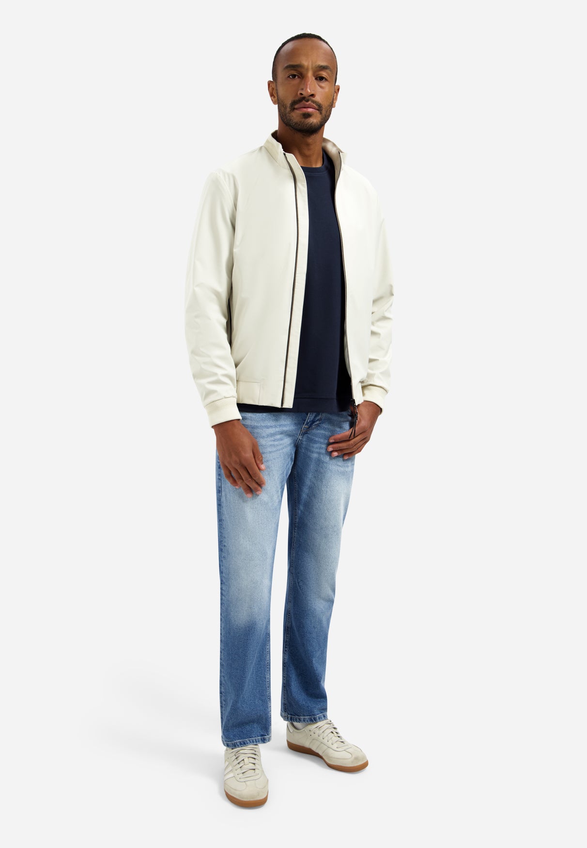 Interlock long-sleeved T-shirt. | Night