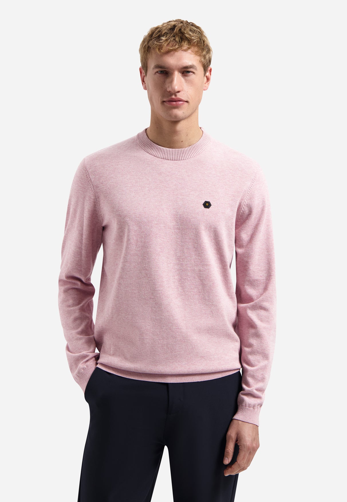 Mélange sweater | Light Mauve