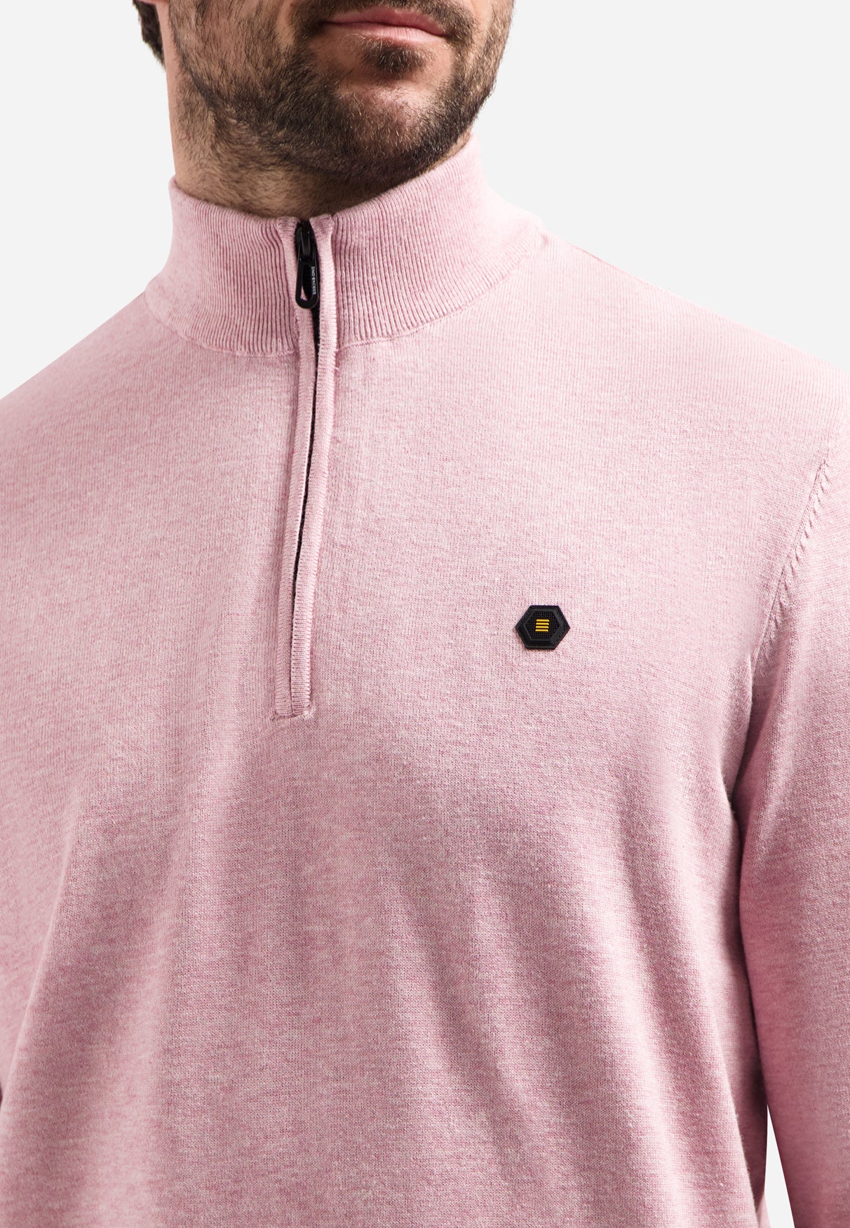 Half-zip sweater | Light Mauve