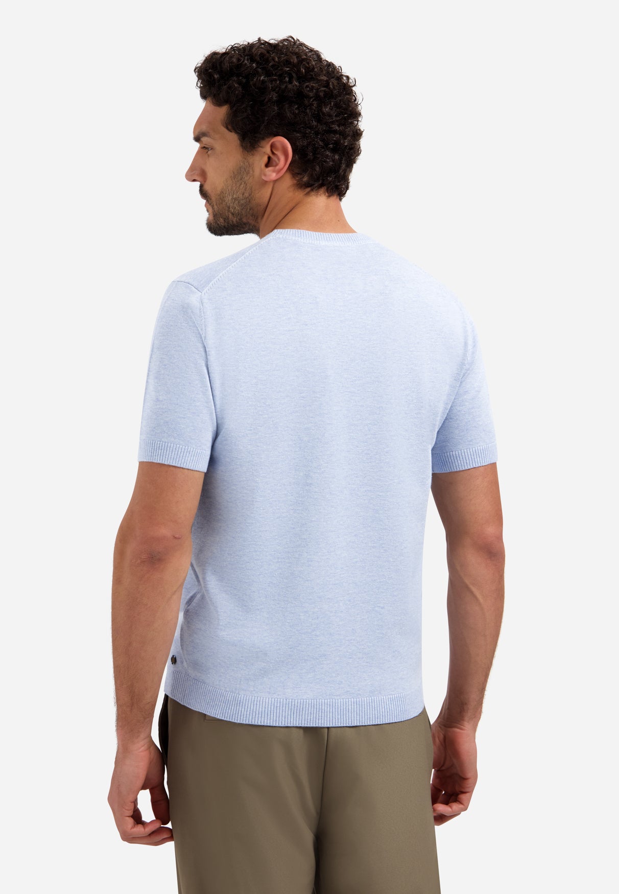 Knitted T-shirt | Blue