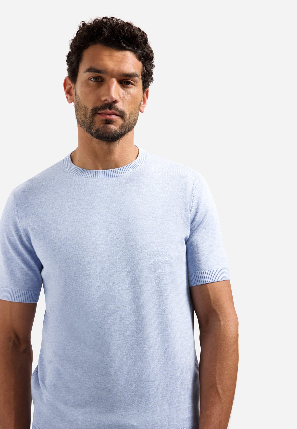 Knitted T-shirt | Blue