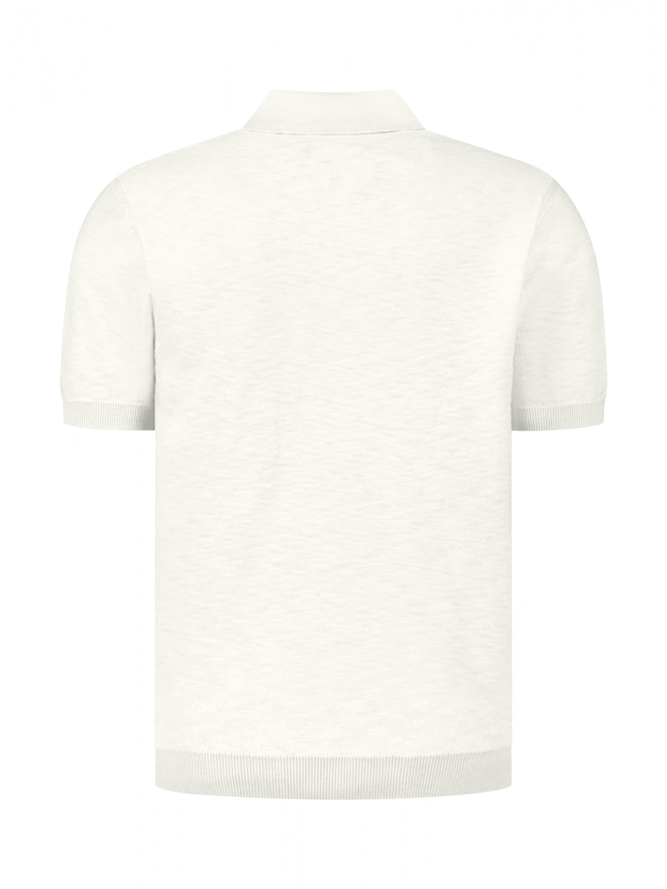 Knitted slub polo shirt with buttons | Kit