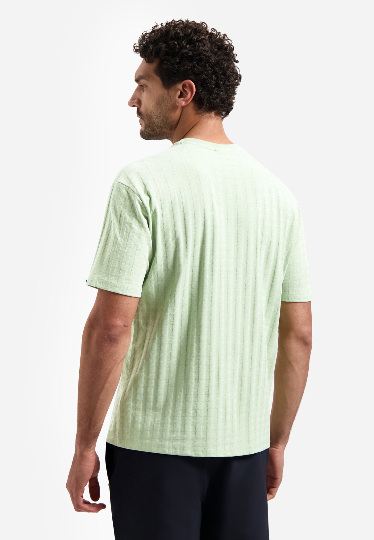 T-shirt uni avec relief | Green