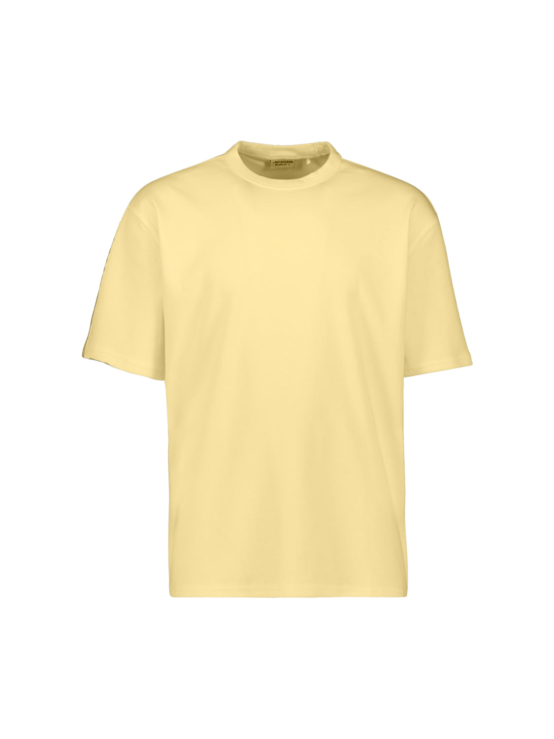 T-shirt interlock avec imprimé dans le dos | Yellow