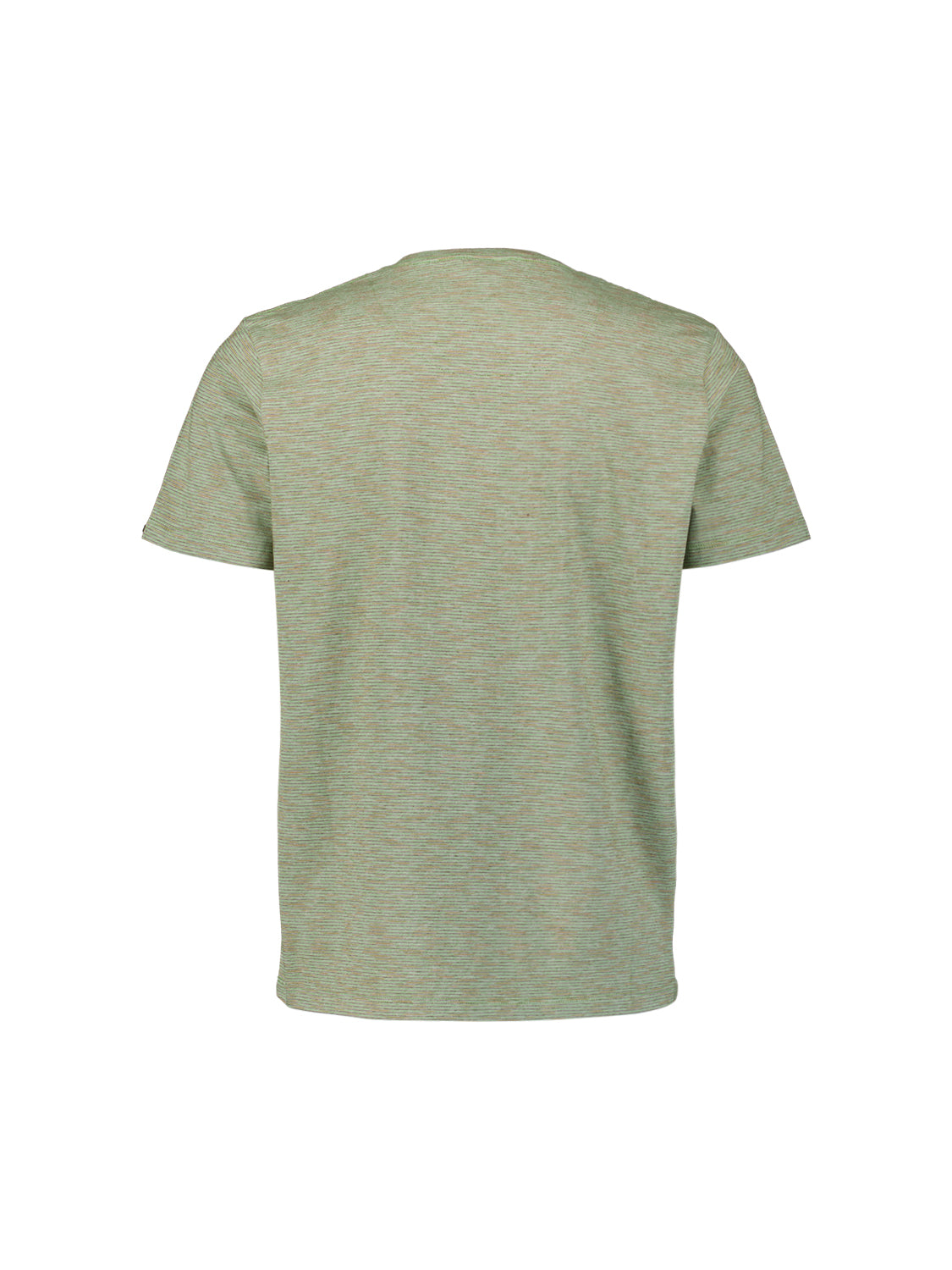 T-shirt rayé à col rond | Green
