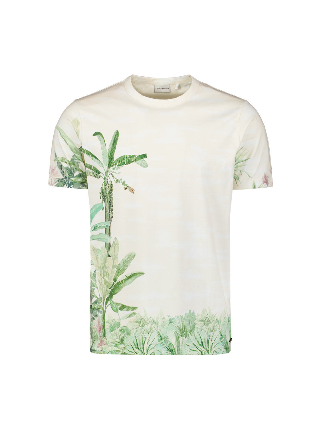 T-shirt avec imprimé botanique | Green