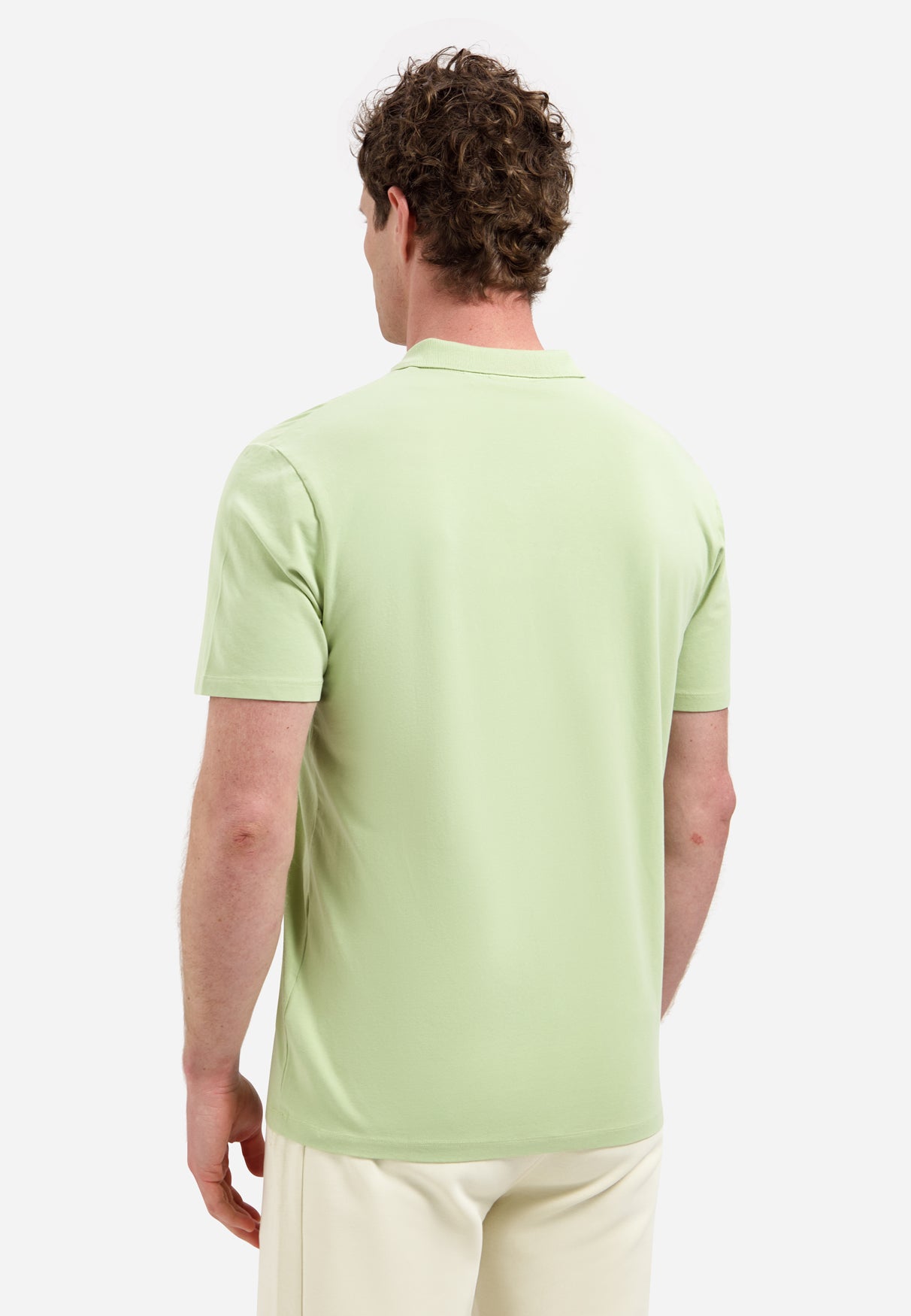 Polo à col en V | Green