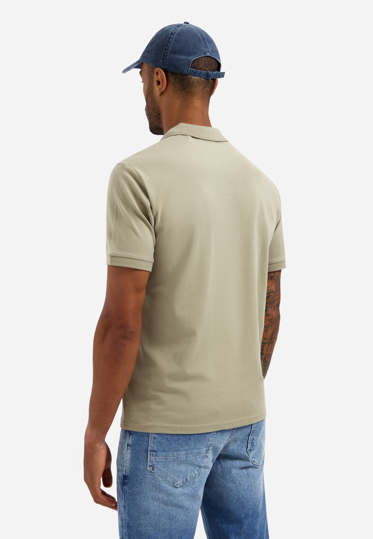 Basic polo shirt | Taupe