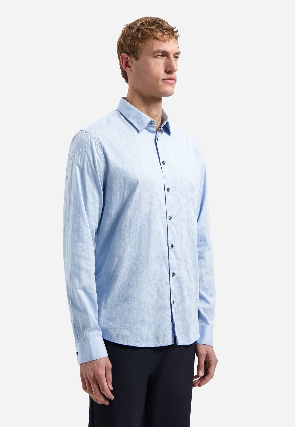 Chemise jacquard | Blue