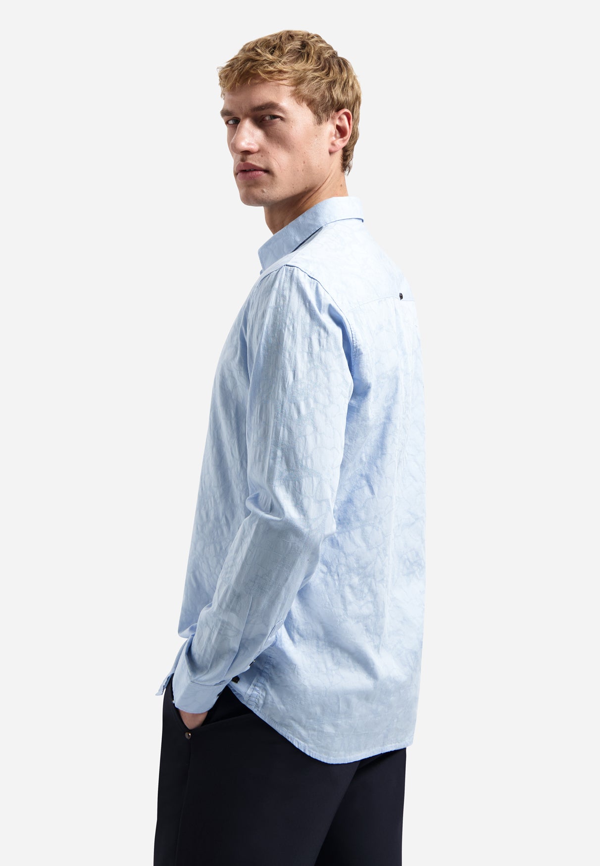 Chemise jacquard | Blue