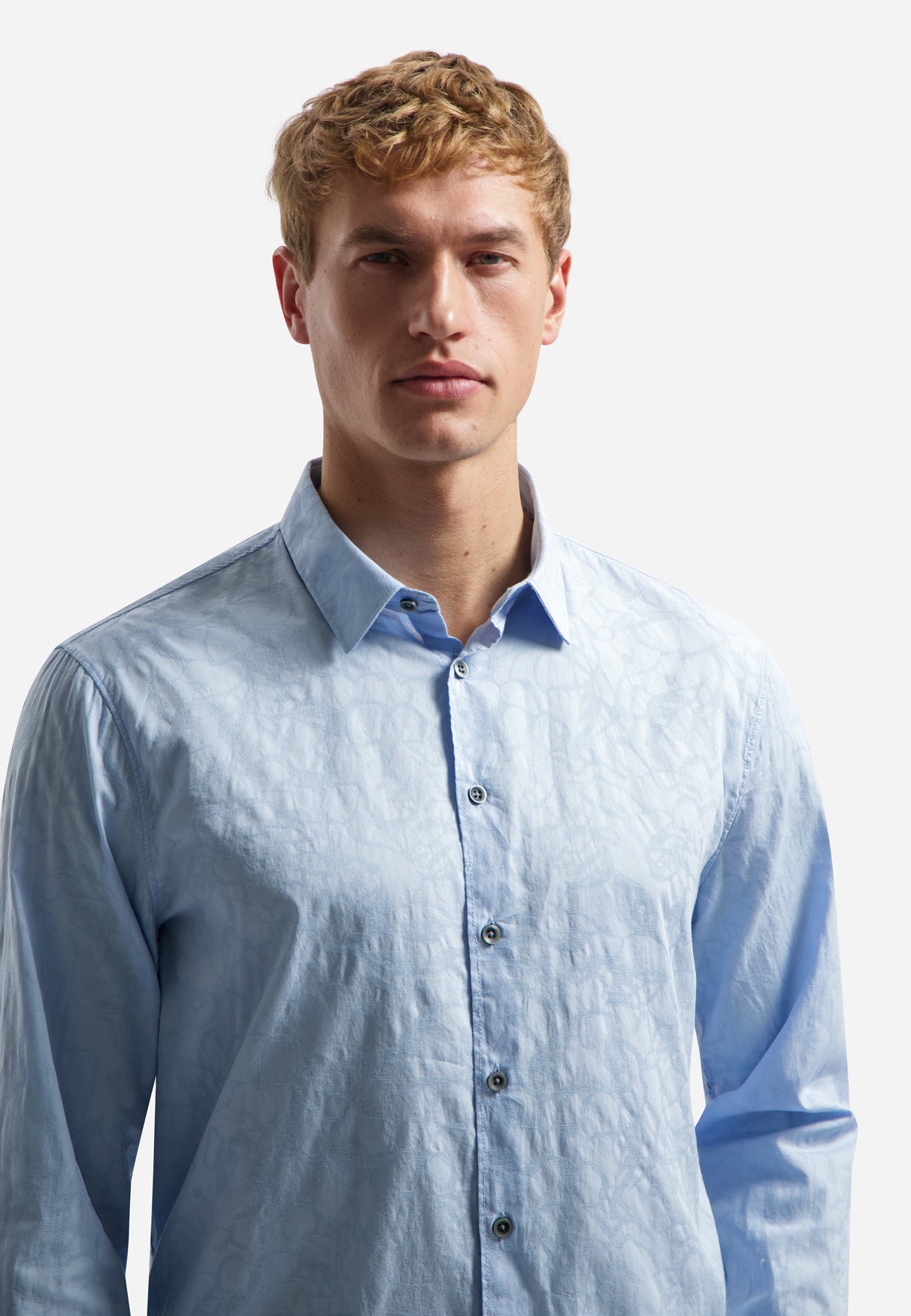 Chemise jacquard | Blue