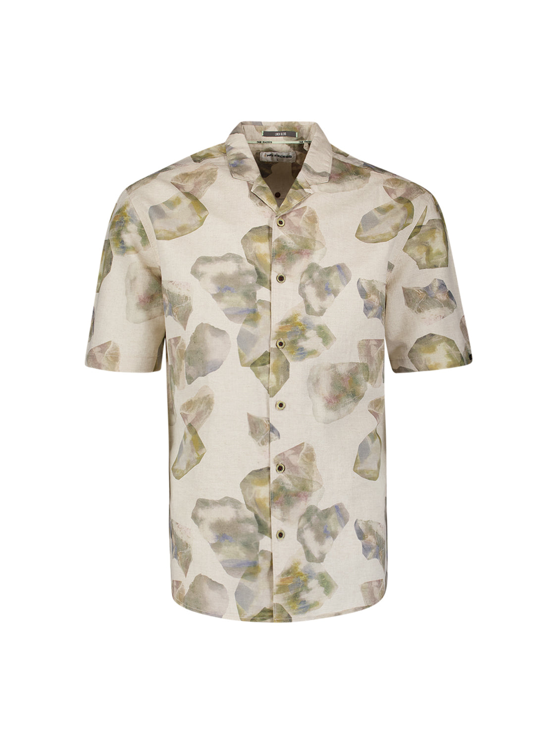 Chemise à manches courtes imprimée | Green