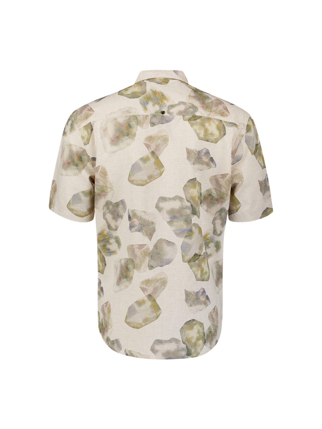 Chemise à manches courtes imprimée | Green