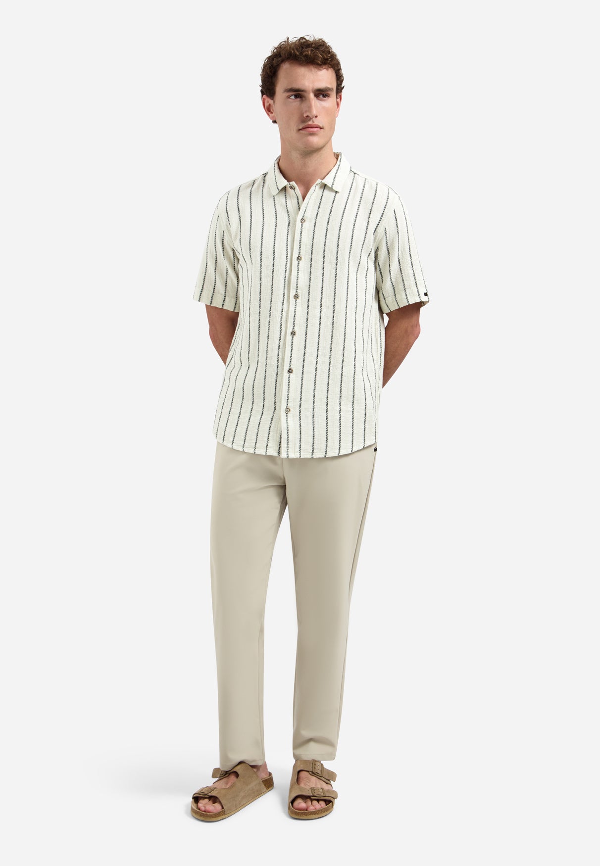 Striped short-sleeved shirt | Kit