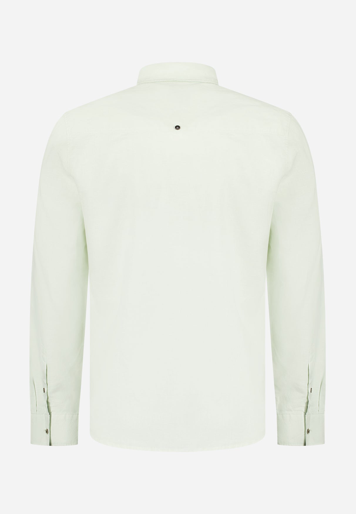 Linen blend shirt | Seagreen