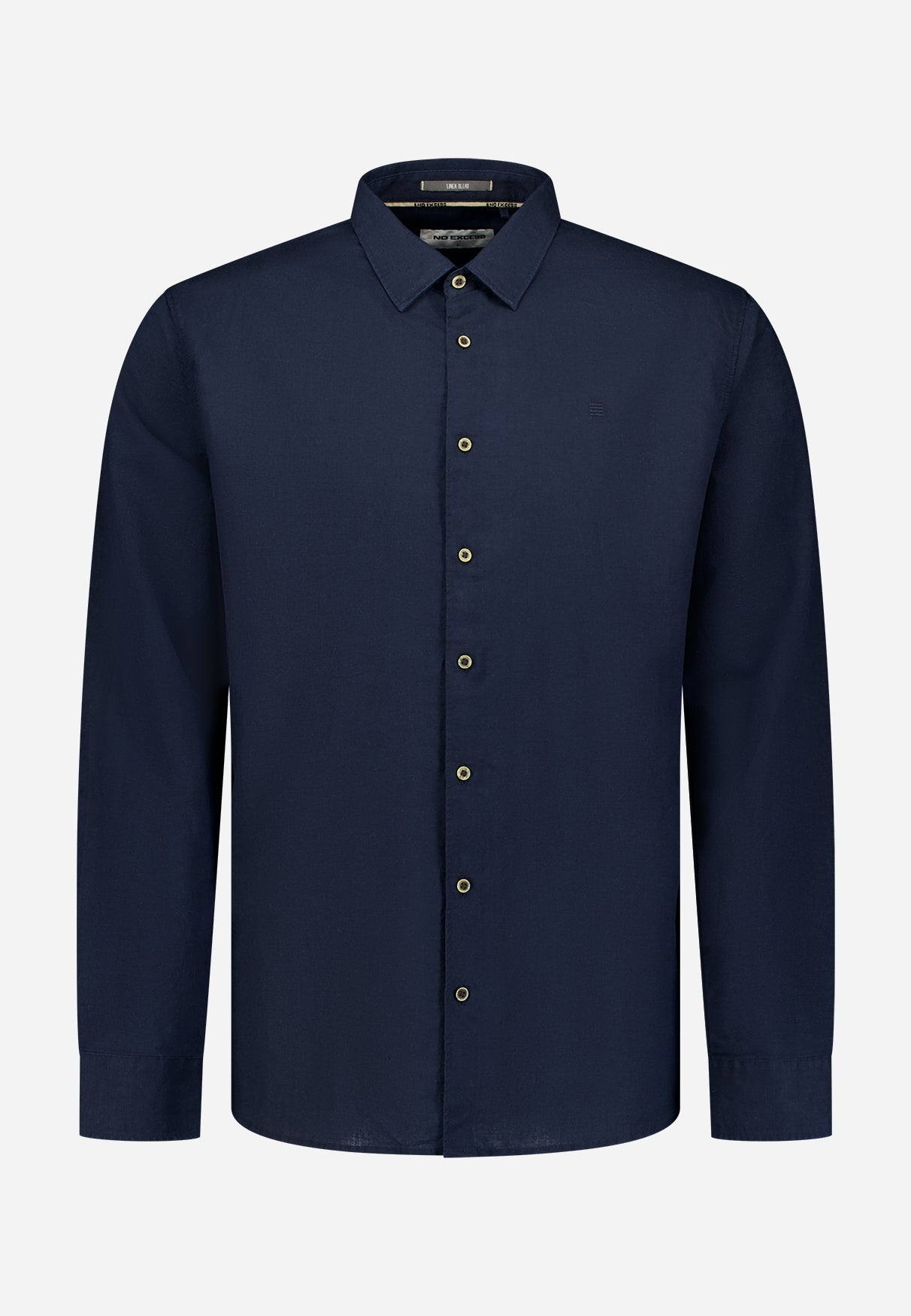 Linen blend shirt | Night