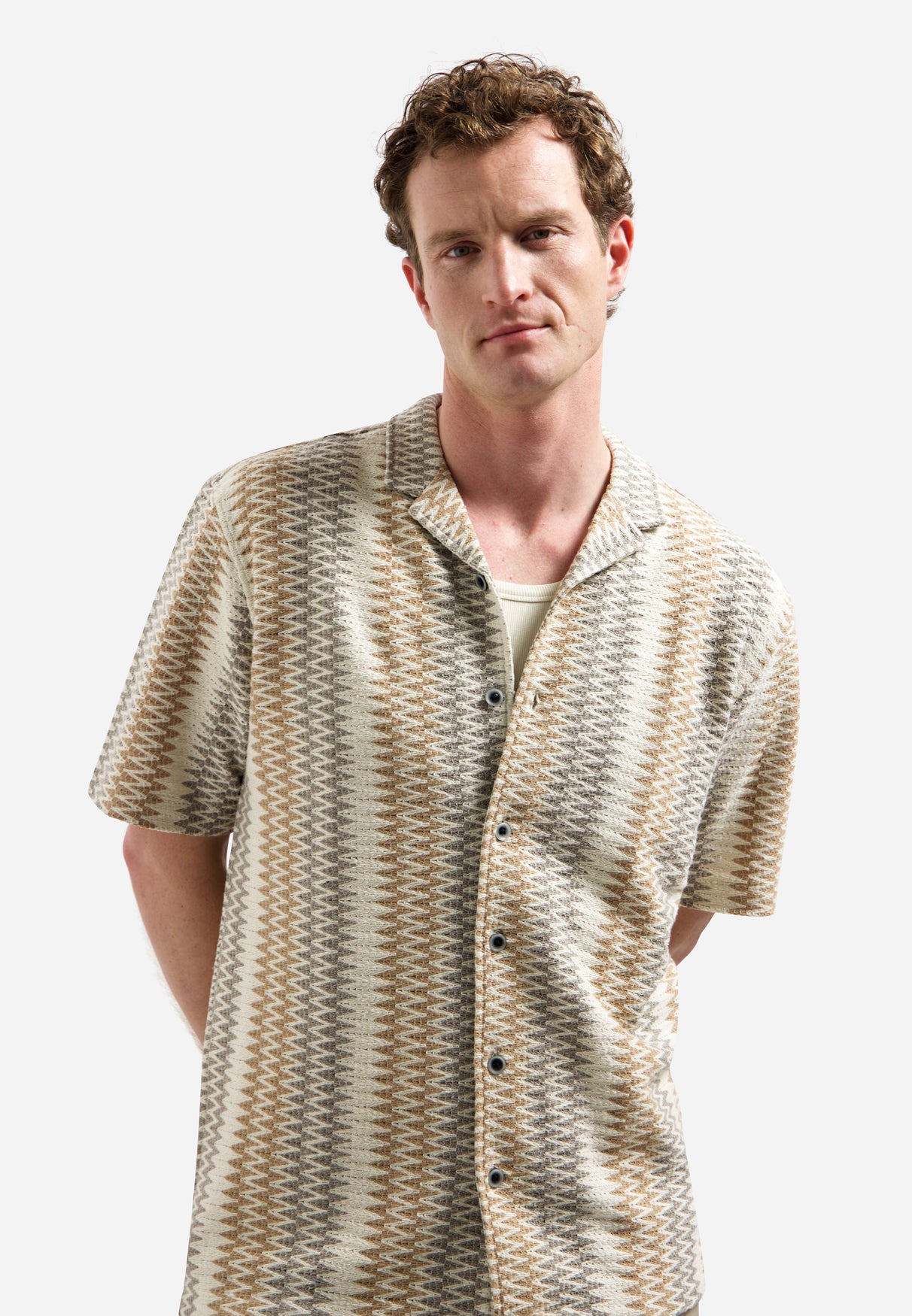 Jacquard shirt with short sleeves | Kit