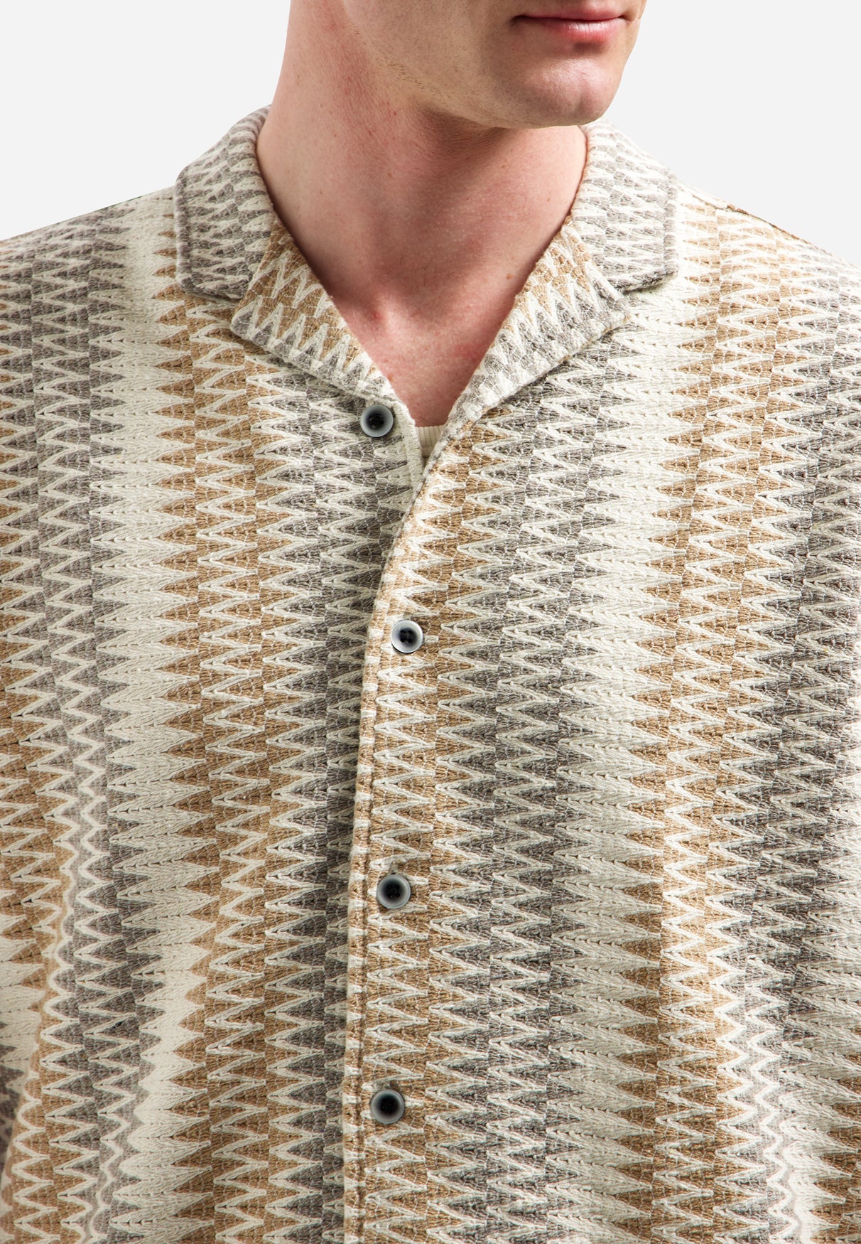 Jacquard shirt with short sleeves | Kit