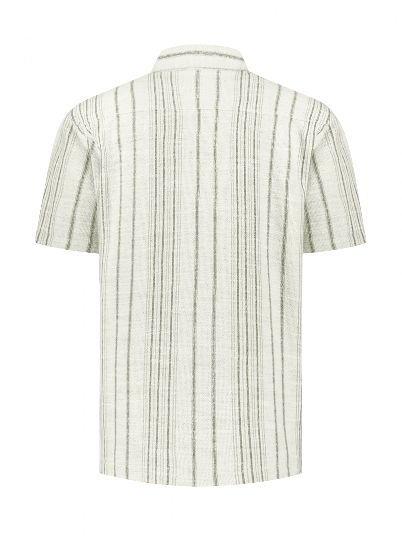 Chemise jacquard à rayures | Desert