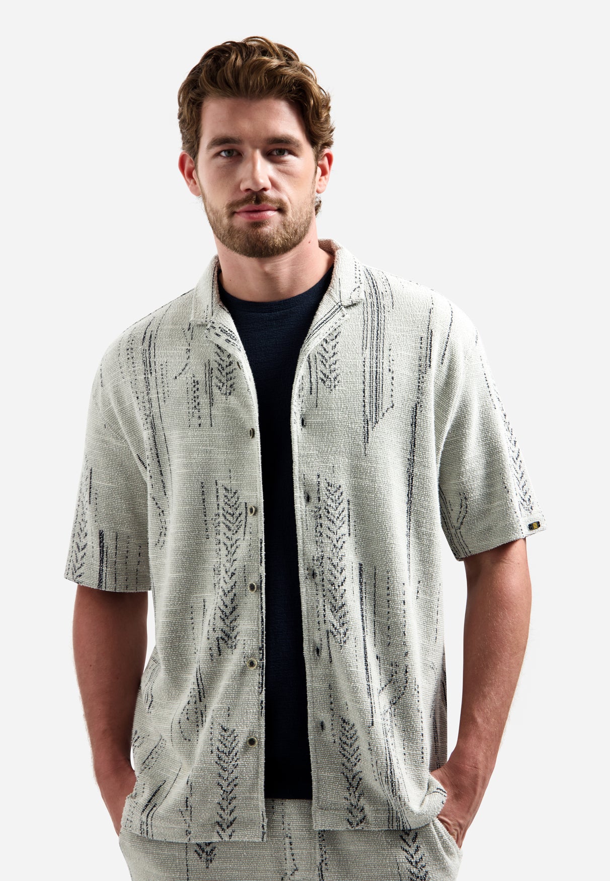 Jacquard short-sleeved shirt | Kit