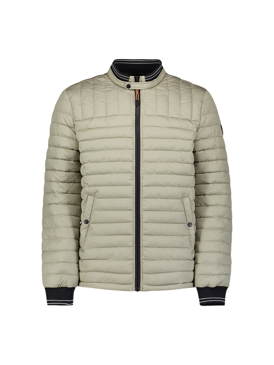 Short quilted jacket | Light Army