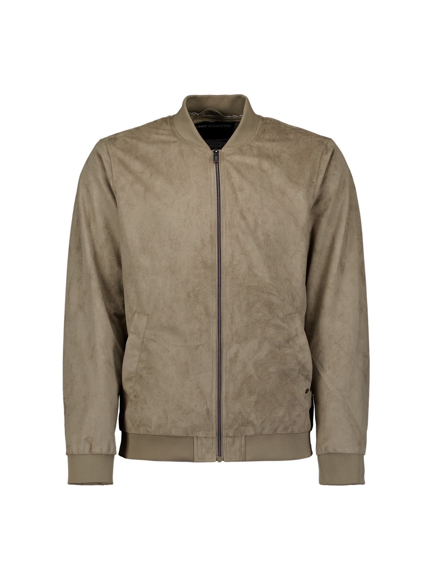 Blouson aviateur aspect daim | Light Moss