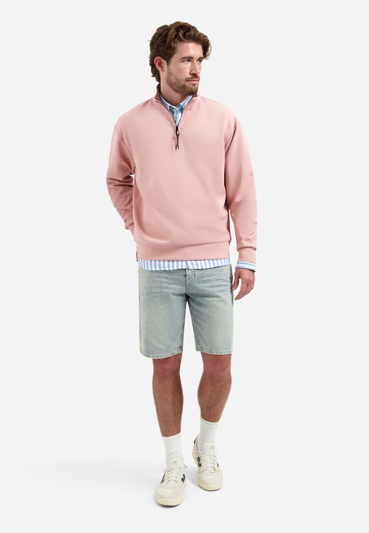 Short en denim décontracté | Stone Used Denim