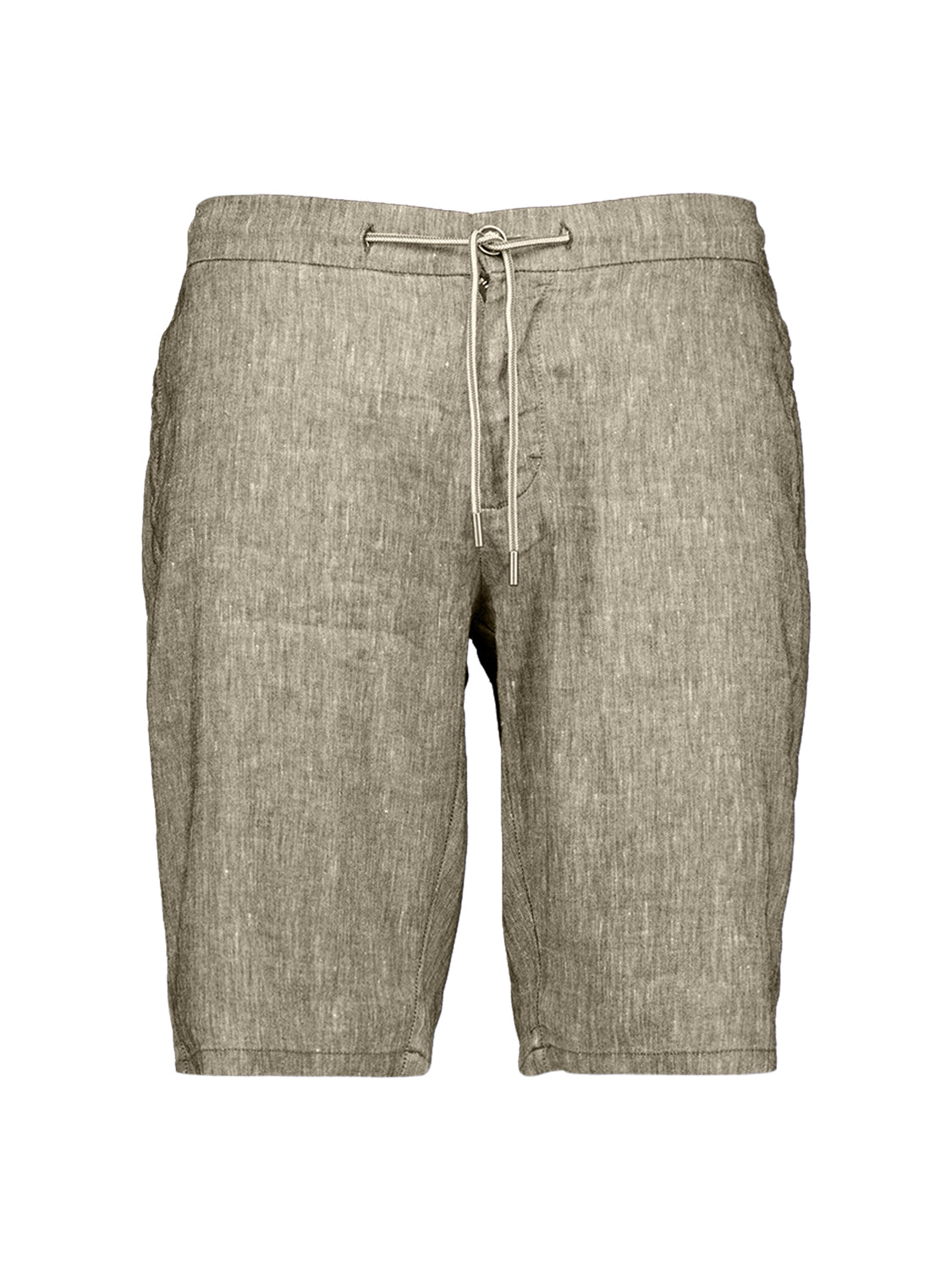 Linen-blend chino shorts | Taupe
