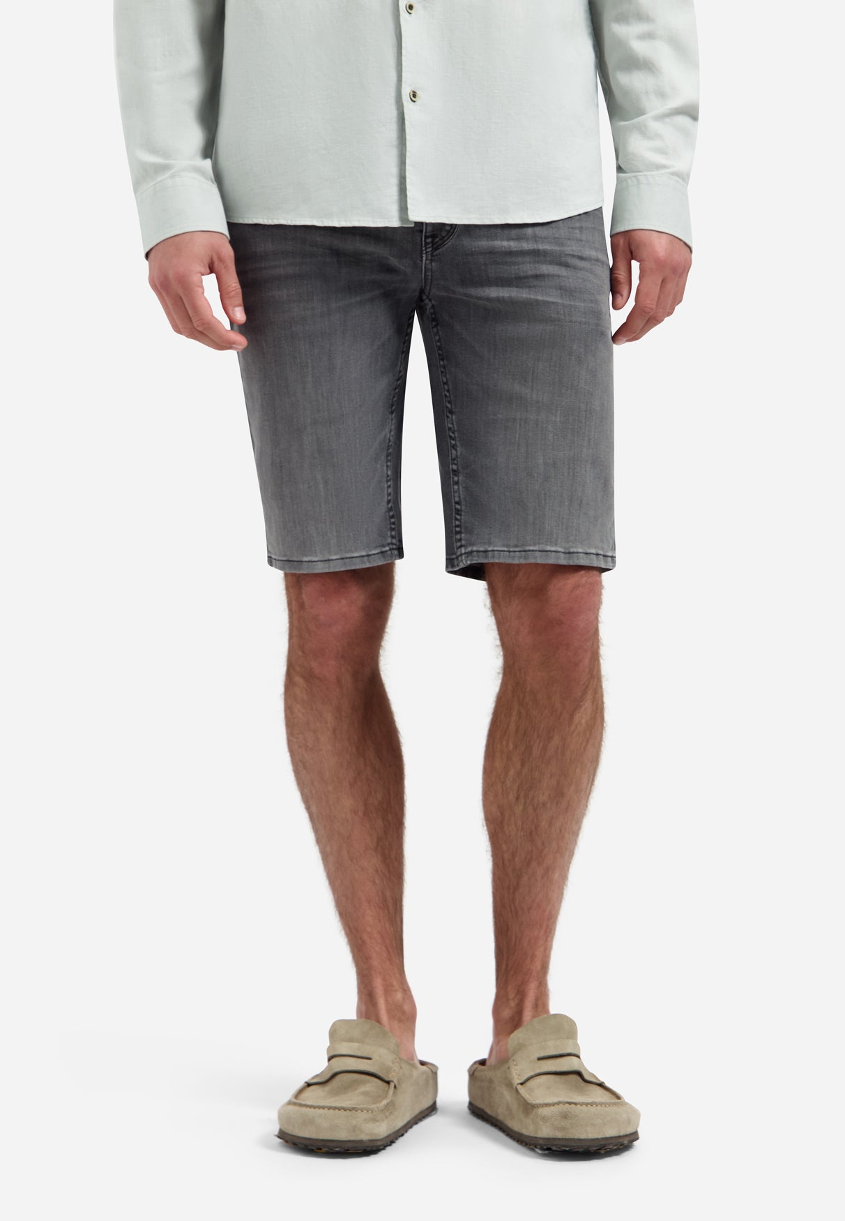 Short en denim | Grey Denim