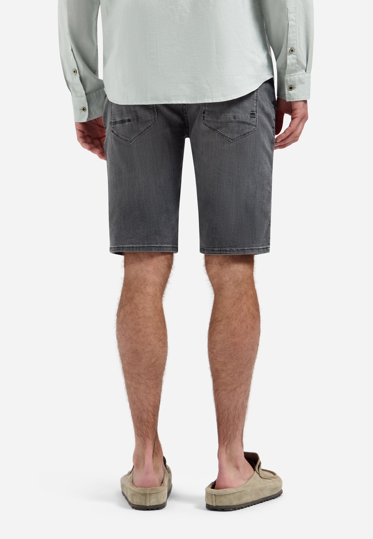 Denim shorts | Grey Denim