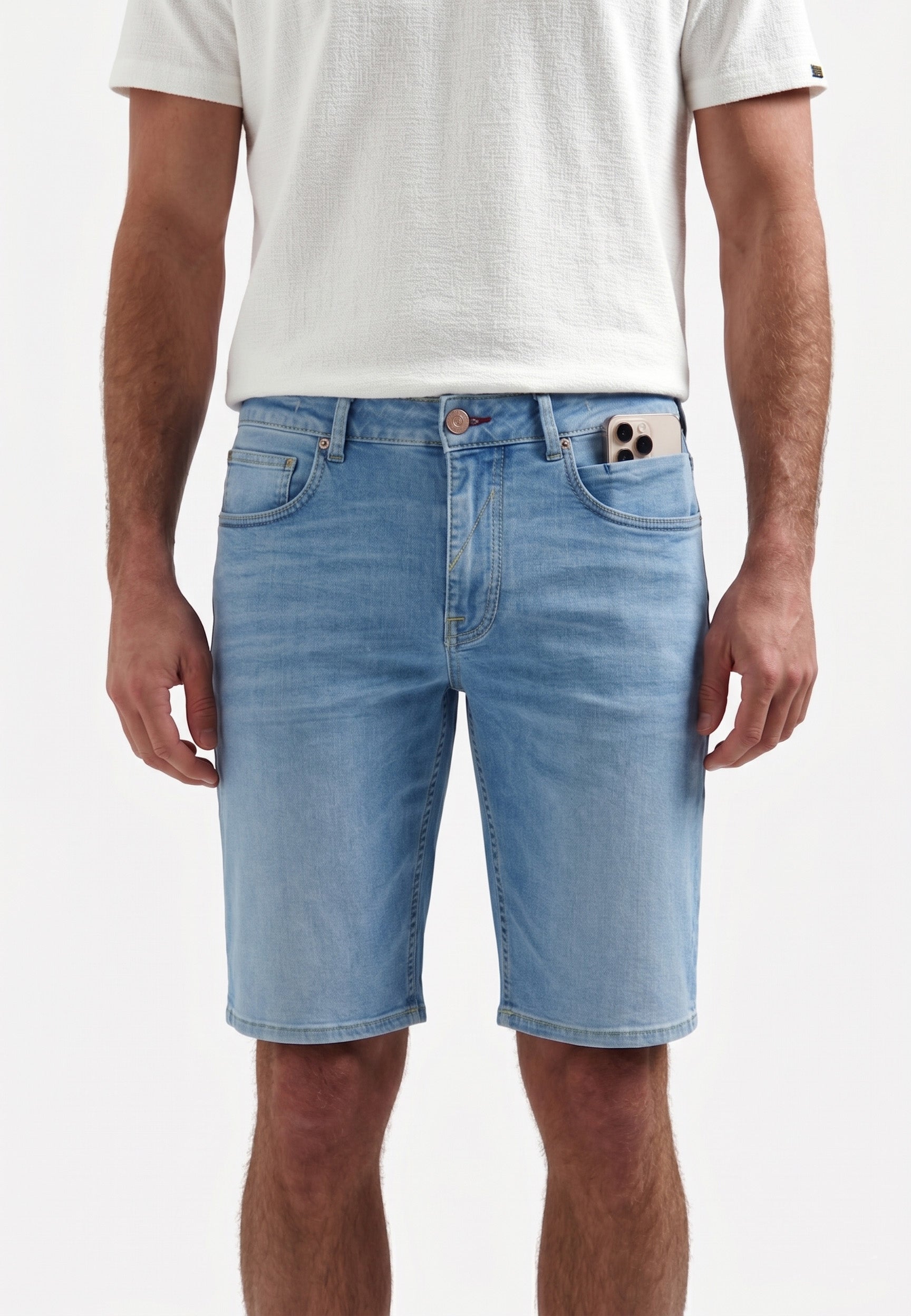 Short en denim | Bleach Denim