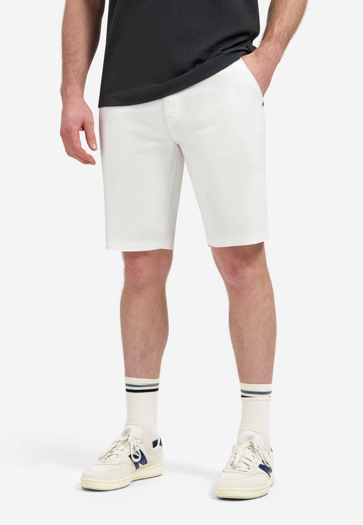 Short chino stretch | White