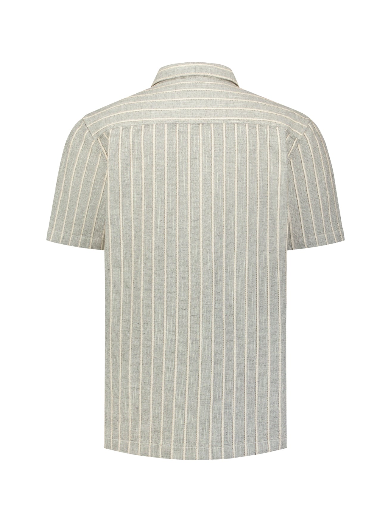 Short-sleeve shirt with stripes | Sand