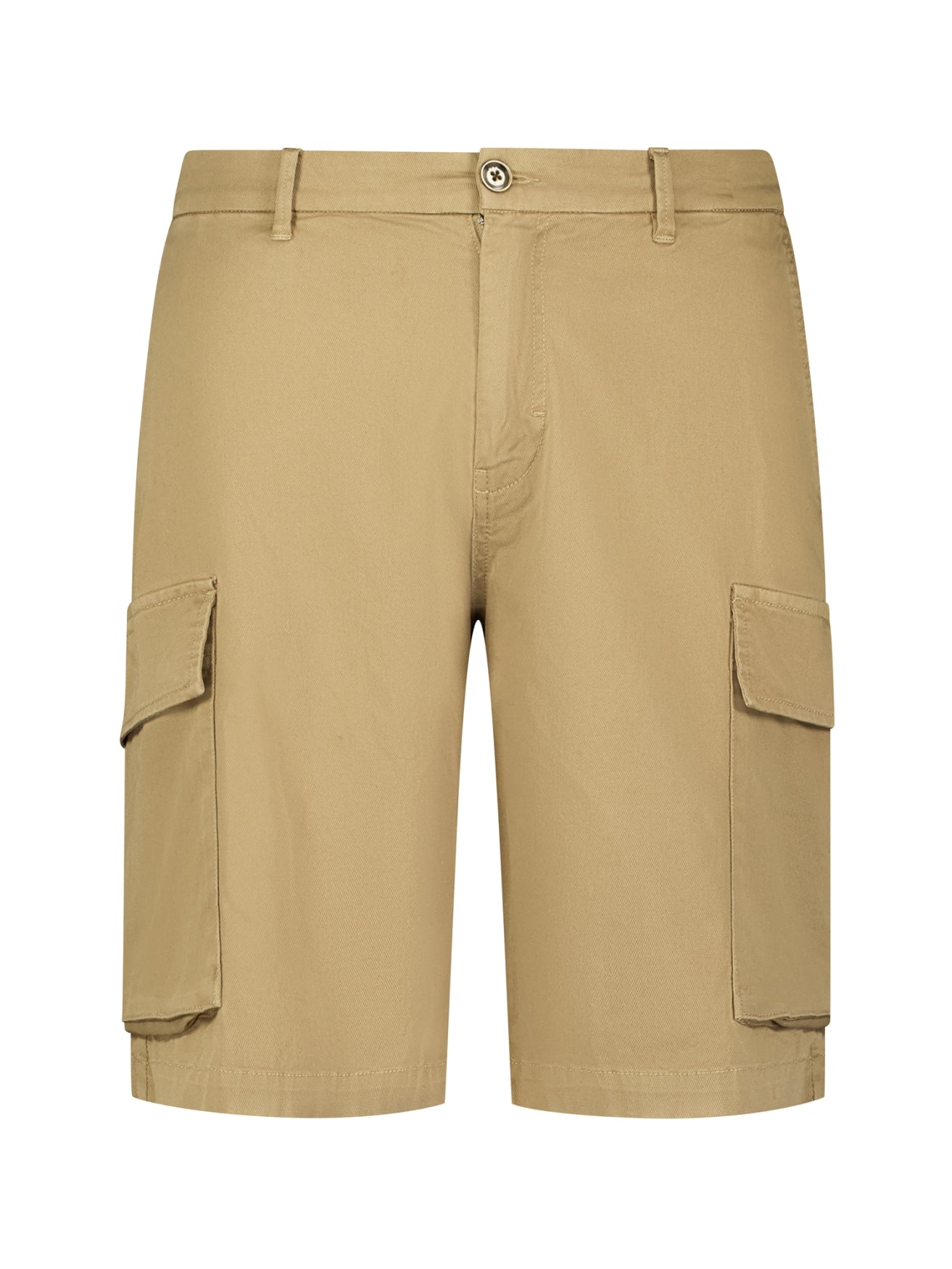 Cargo shorts with side pockets | Sand