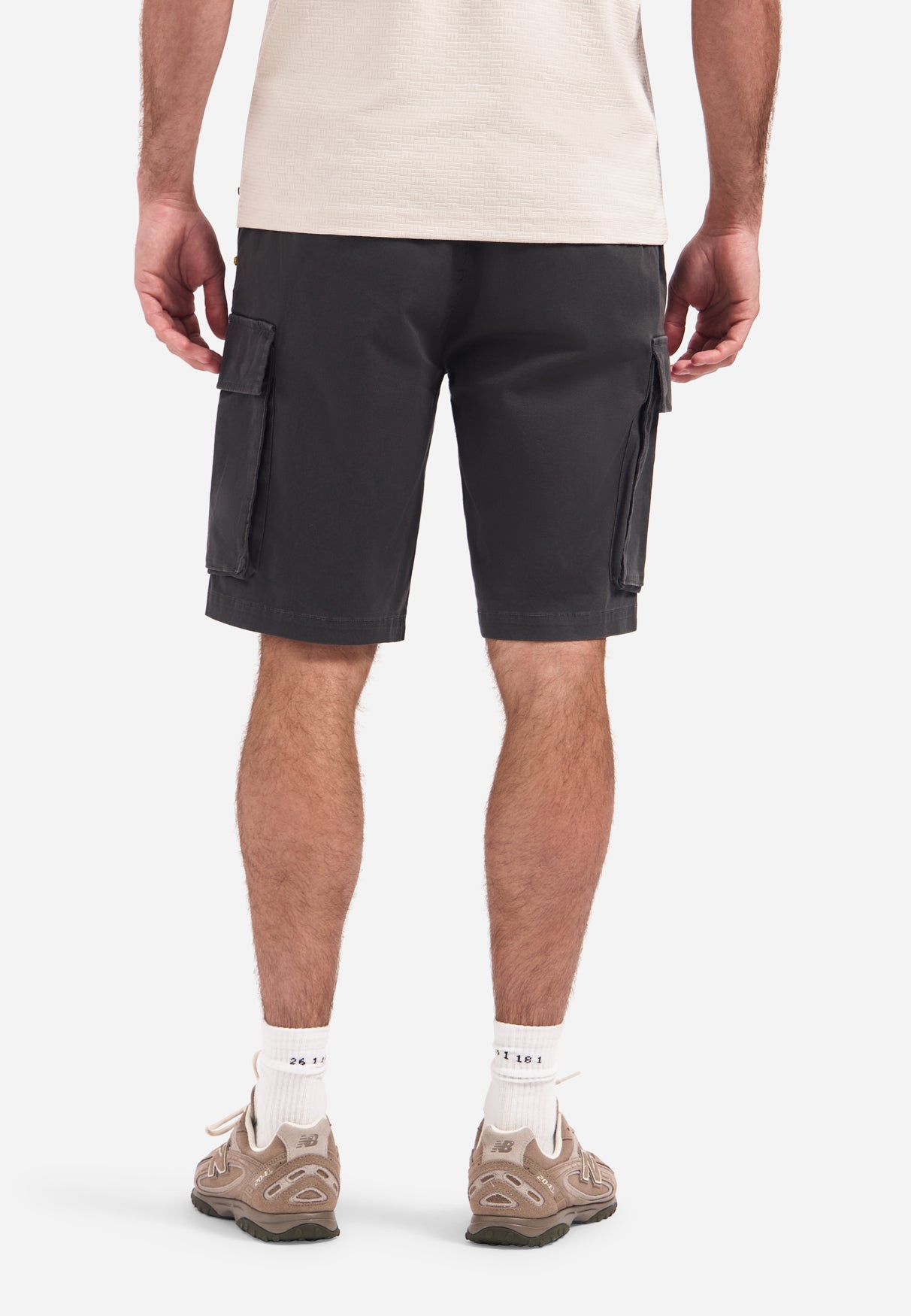 Cargo shorts with side pockets | Dark Steel