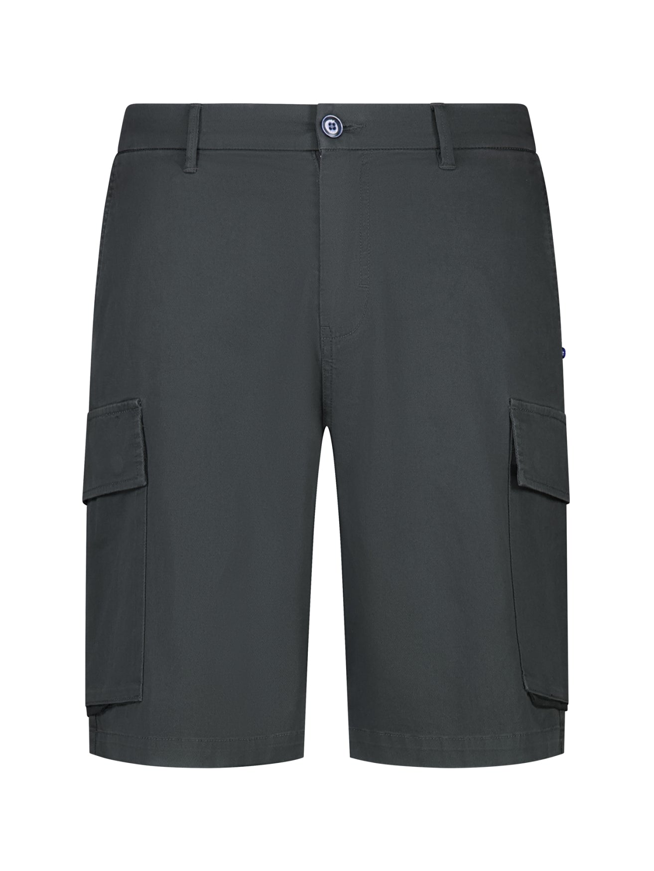 Cargo shorts with side pockets | Dark Steel