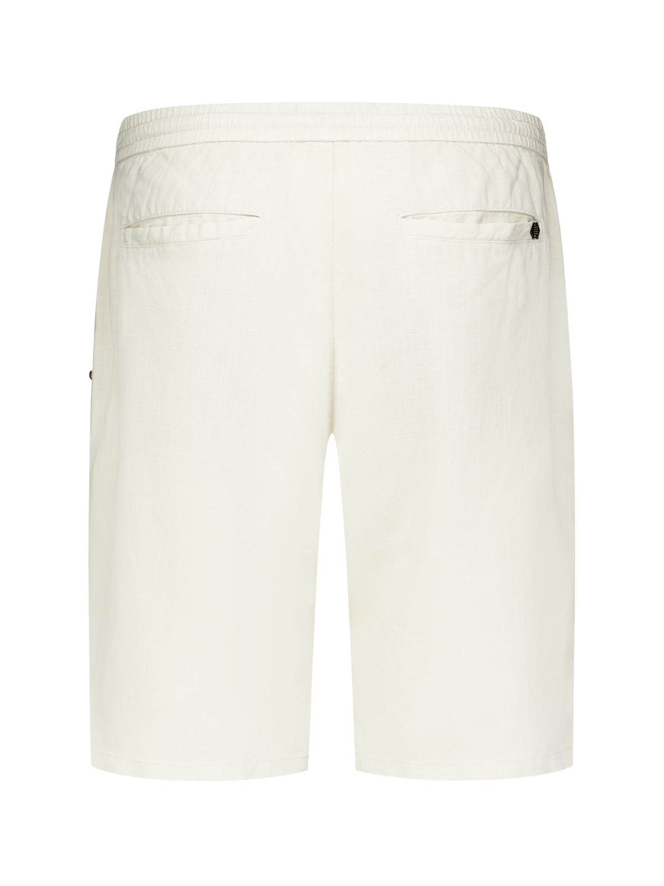Chino shorts with drawstring | Stone