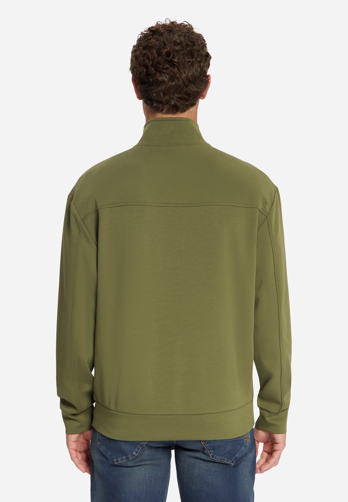 Sweat à Demi-Zip | Moss