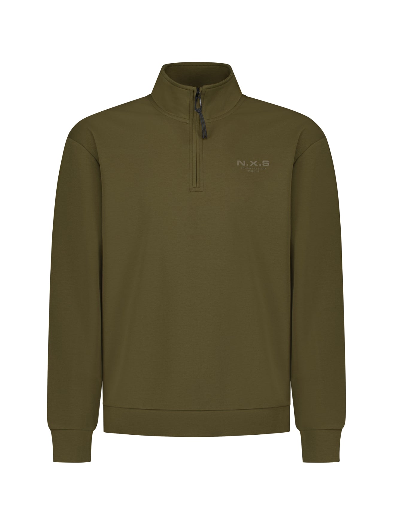 Sweat à Demi-Zip | Moss