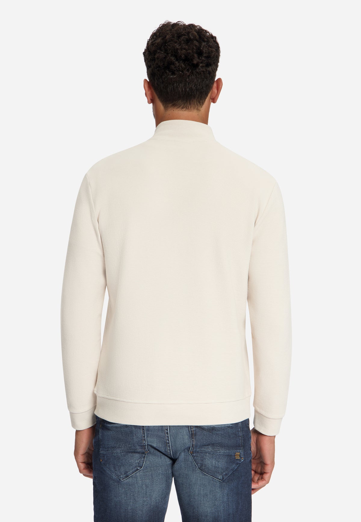 Pull texturé zippé | Stone