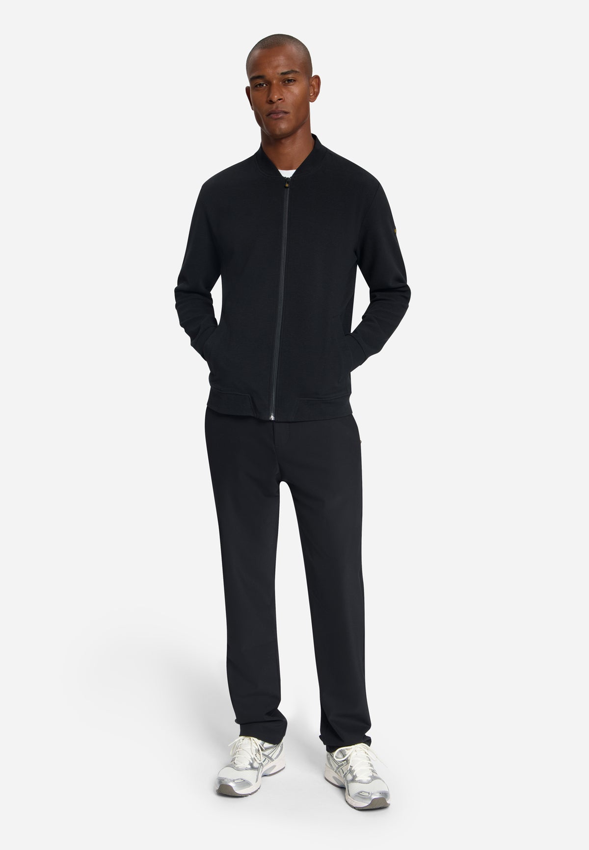 Pull texturé zippé | Black