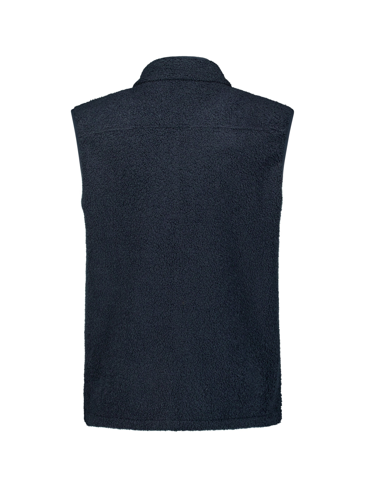 Teddy Zip-Up Vest | Dark Night