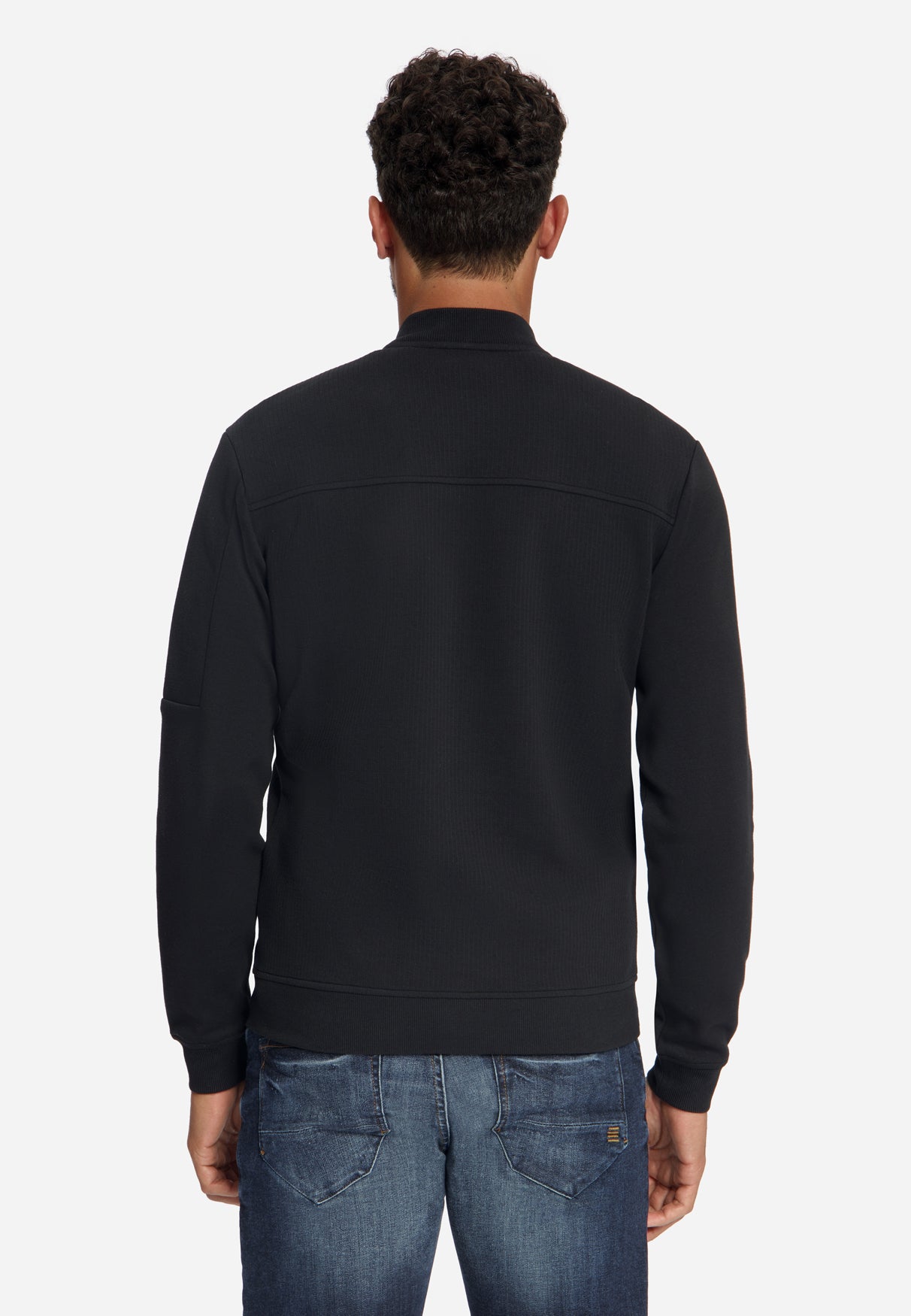 Pull bomber en jacquard | Black